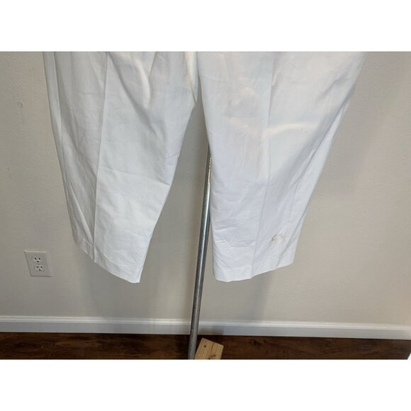George Womens Size 16 Capri Pants 37X22 Classic Fit Artic White NWT - Picture 12 of 12